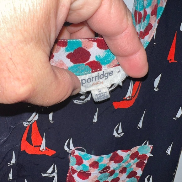 Women’s Anthropology Porridge blouse, size SM. - Picture 2 of 3